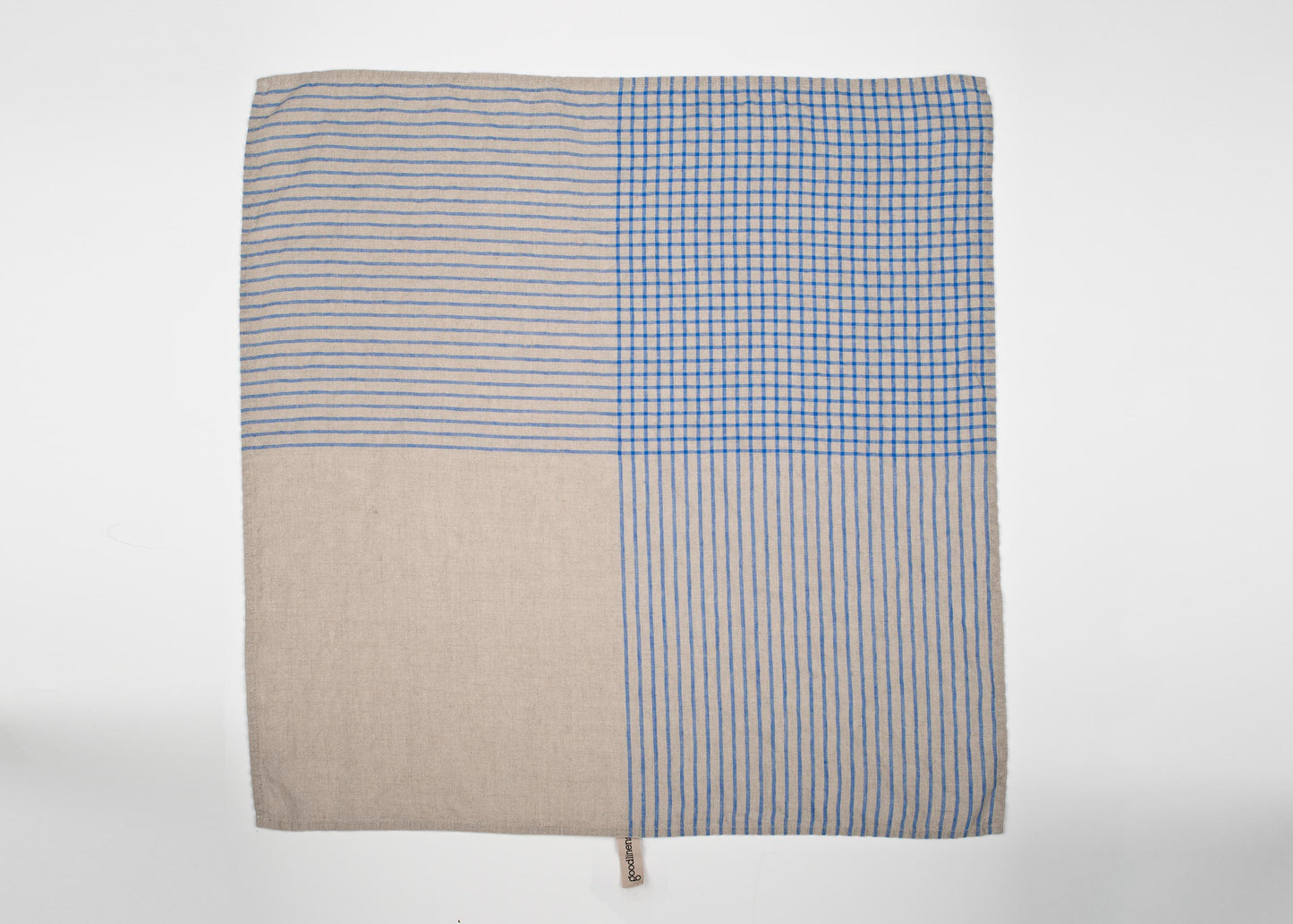 100% Linen Dish Towels Blue